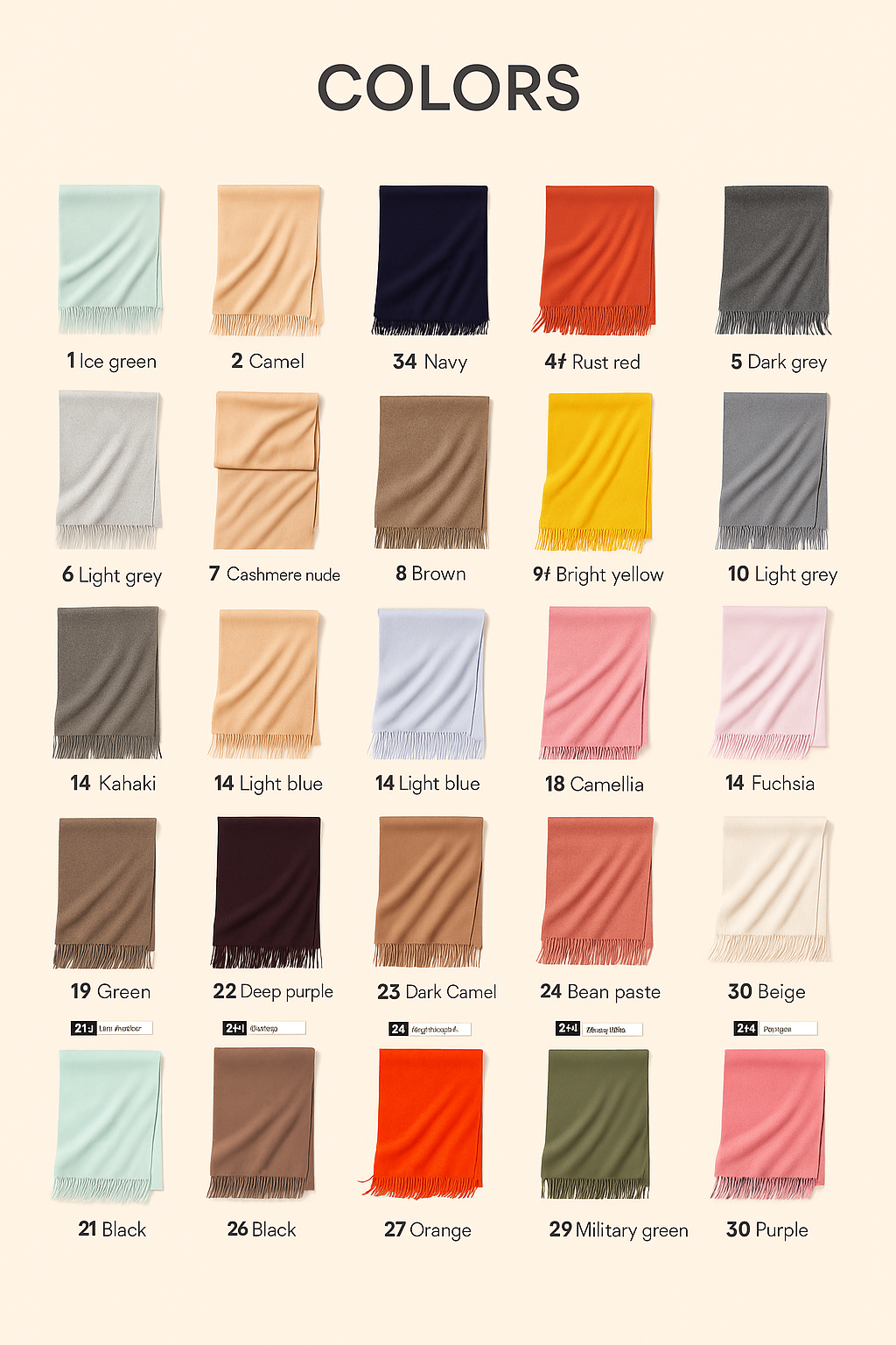 Elara Wool Scarf – Timeless Warmth, Effortless Style