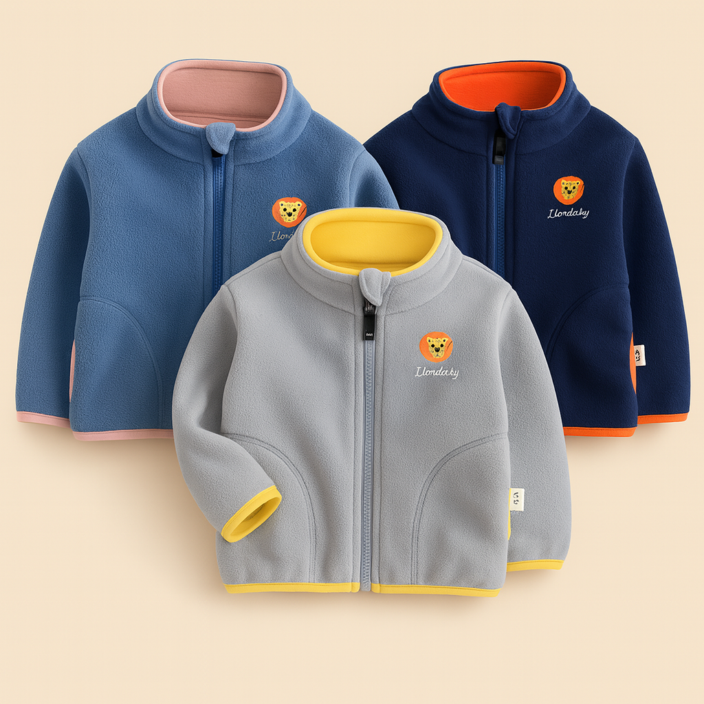 PolarCub Fleece Hoodie – Warm, Soft & Snug