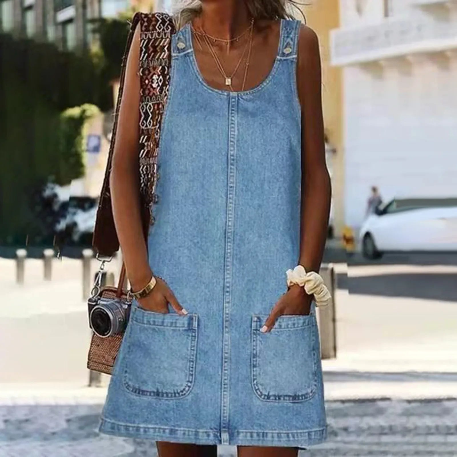 THEA | SLEEVELESS MINI DRESS