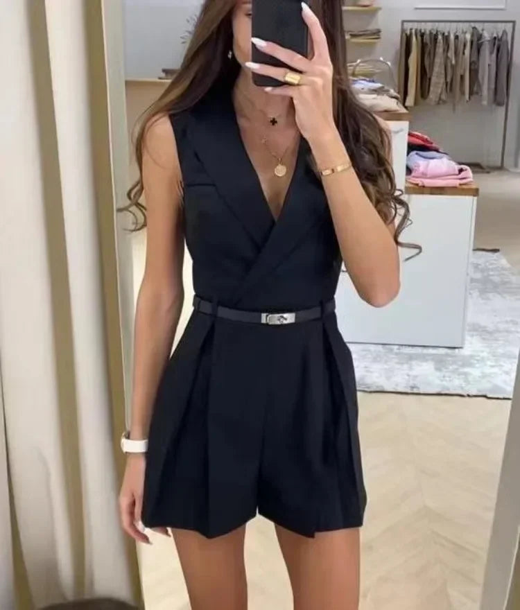 Hannah™ - Elegant Sleeveless Jumpsuit