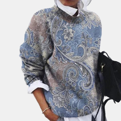 Naomi | Printed Pullover Sweater