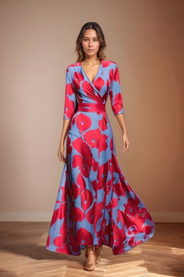 Isabella | Timeless Elegance Floral Dress