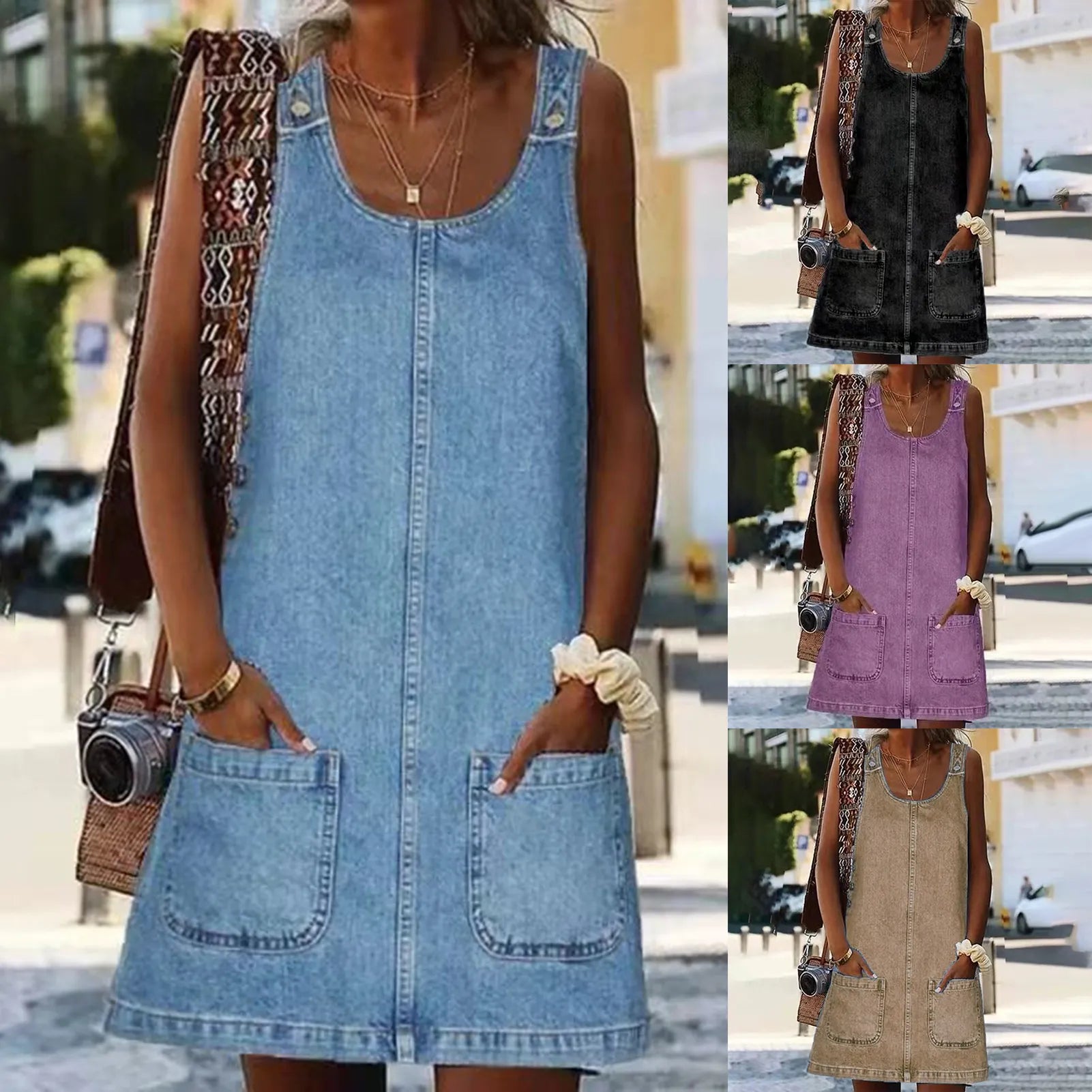 THEA | SLEEVELESS MINI DRESS