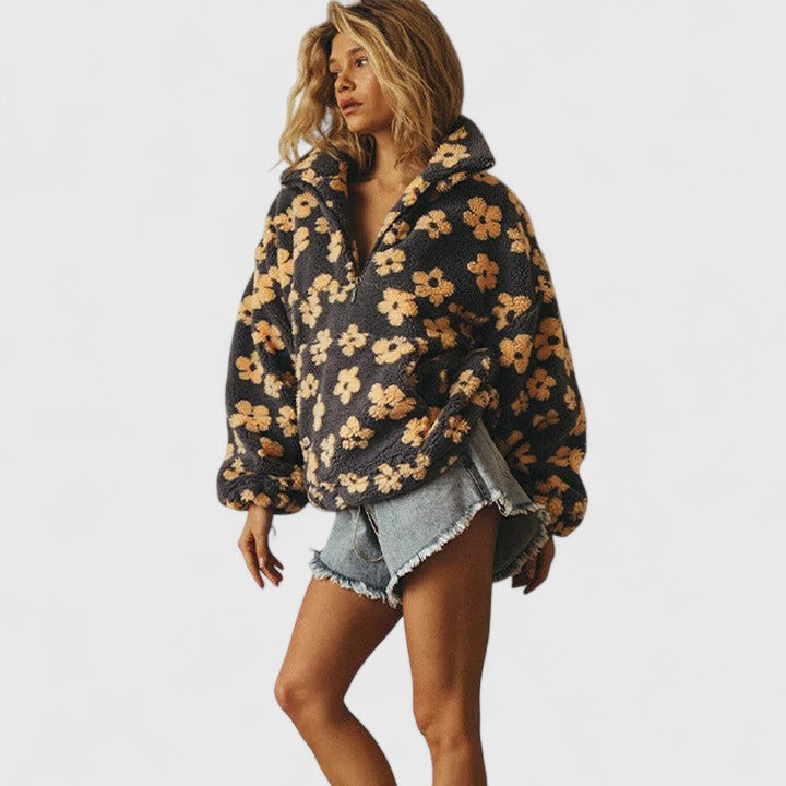 Grace | Flower Knit Sweater