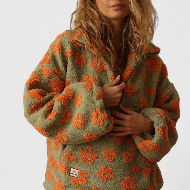 Grace | Flower Knit Sweater