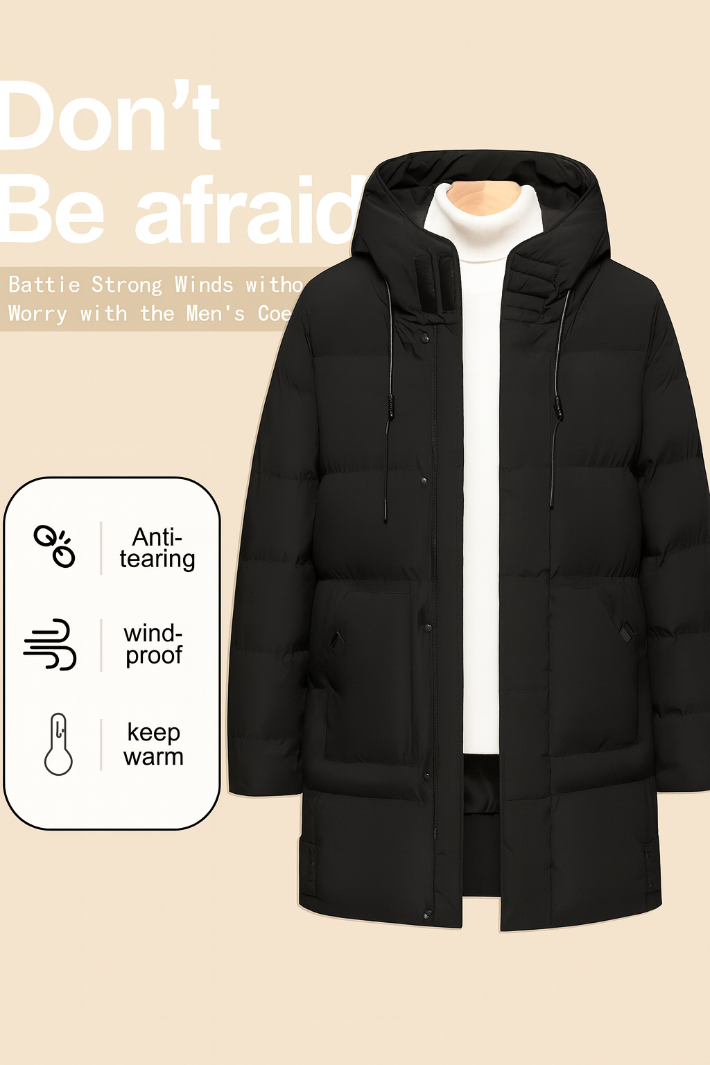 Atlas Winter Long Coat – Thick, Cozy & Classic