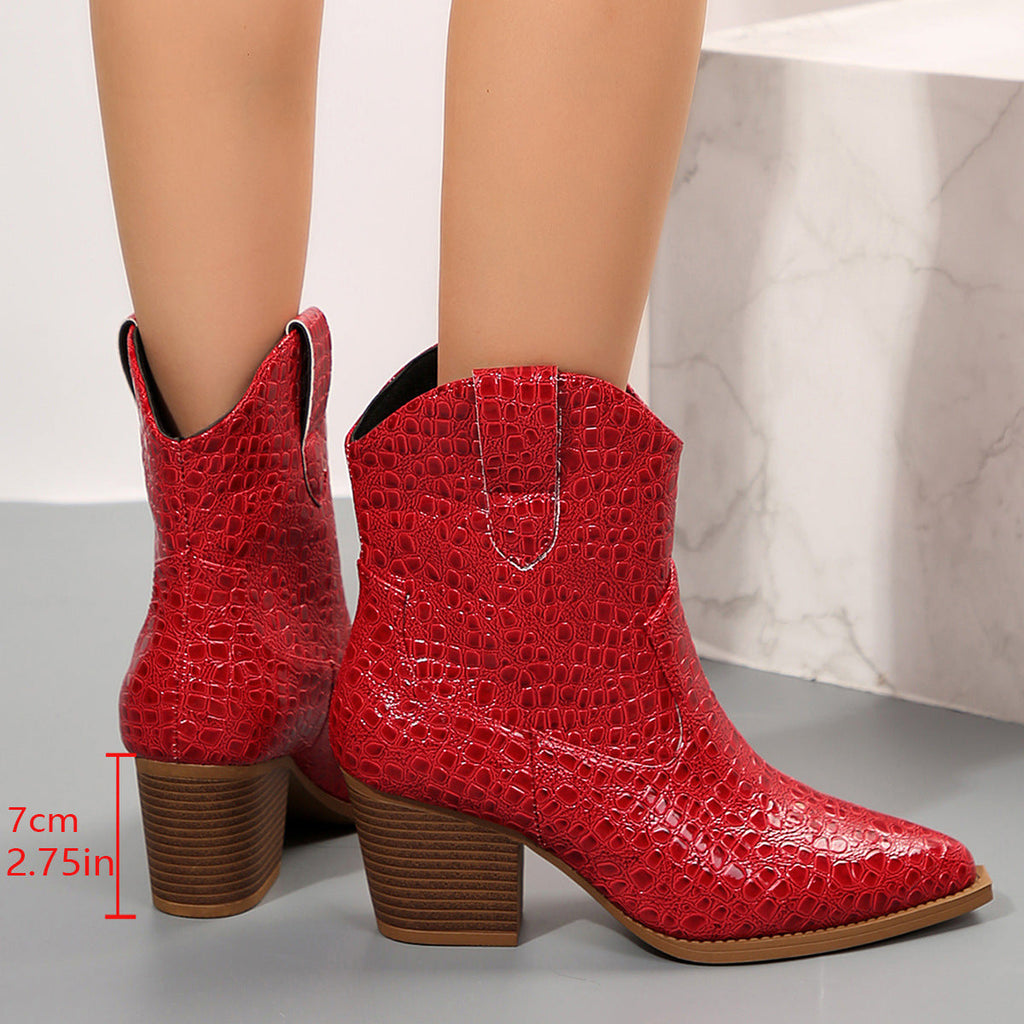 Zina - Shiny Elegant Boots
