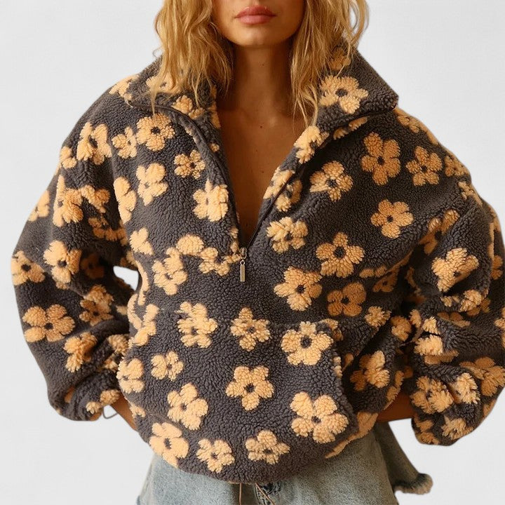 Grace | Flower Knit Sweater