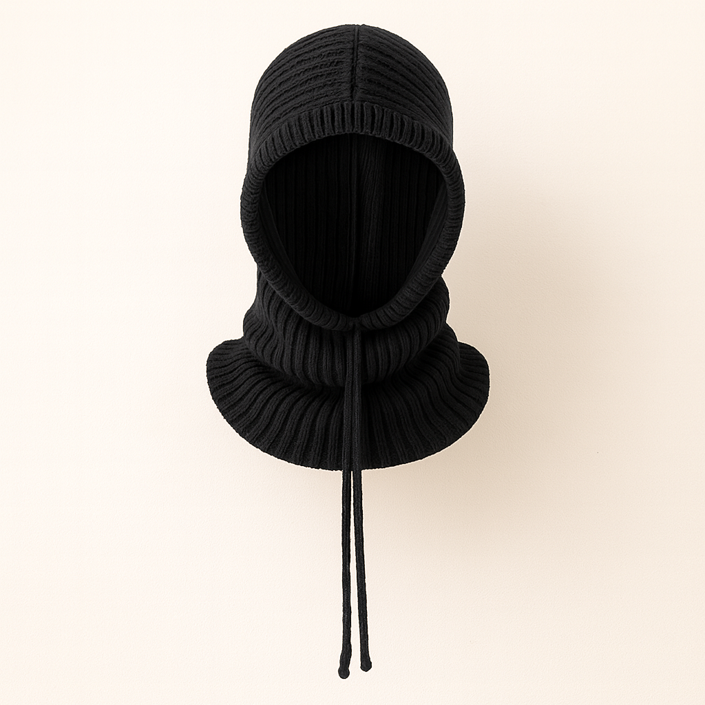 Nora Knit Hood – Cozy, Flexible & Snug