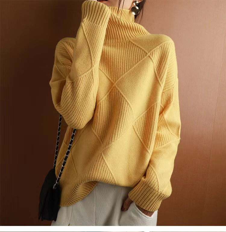 Simone | Turtleneck Wool Sweater