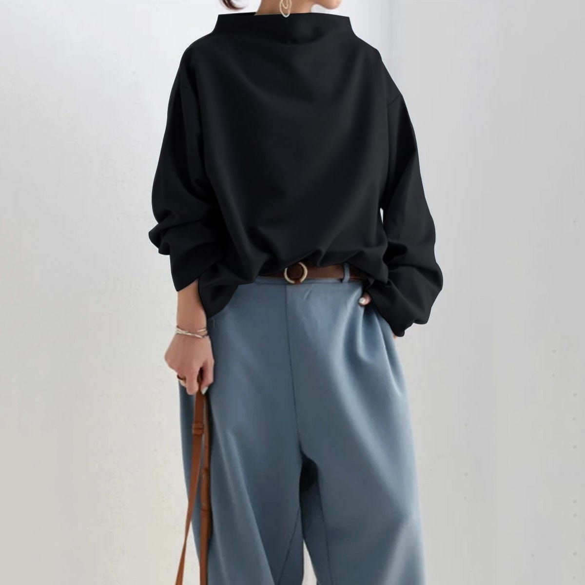 Sophie | High-Neck Casual Top