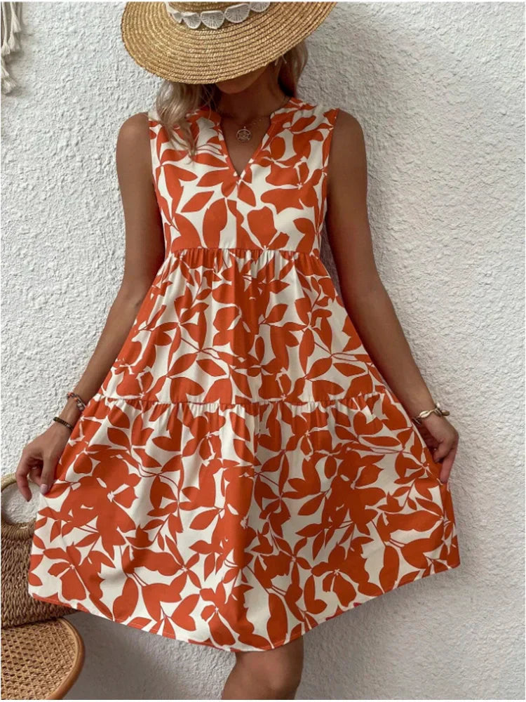 Avery™ - Stylish Sleeveless Mini Dress