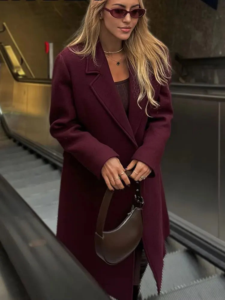 Sofia Wool Coat – Classic, Warm & Refined