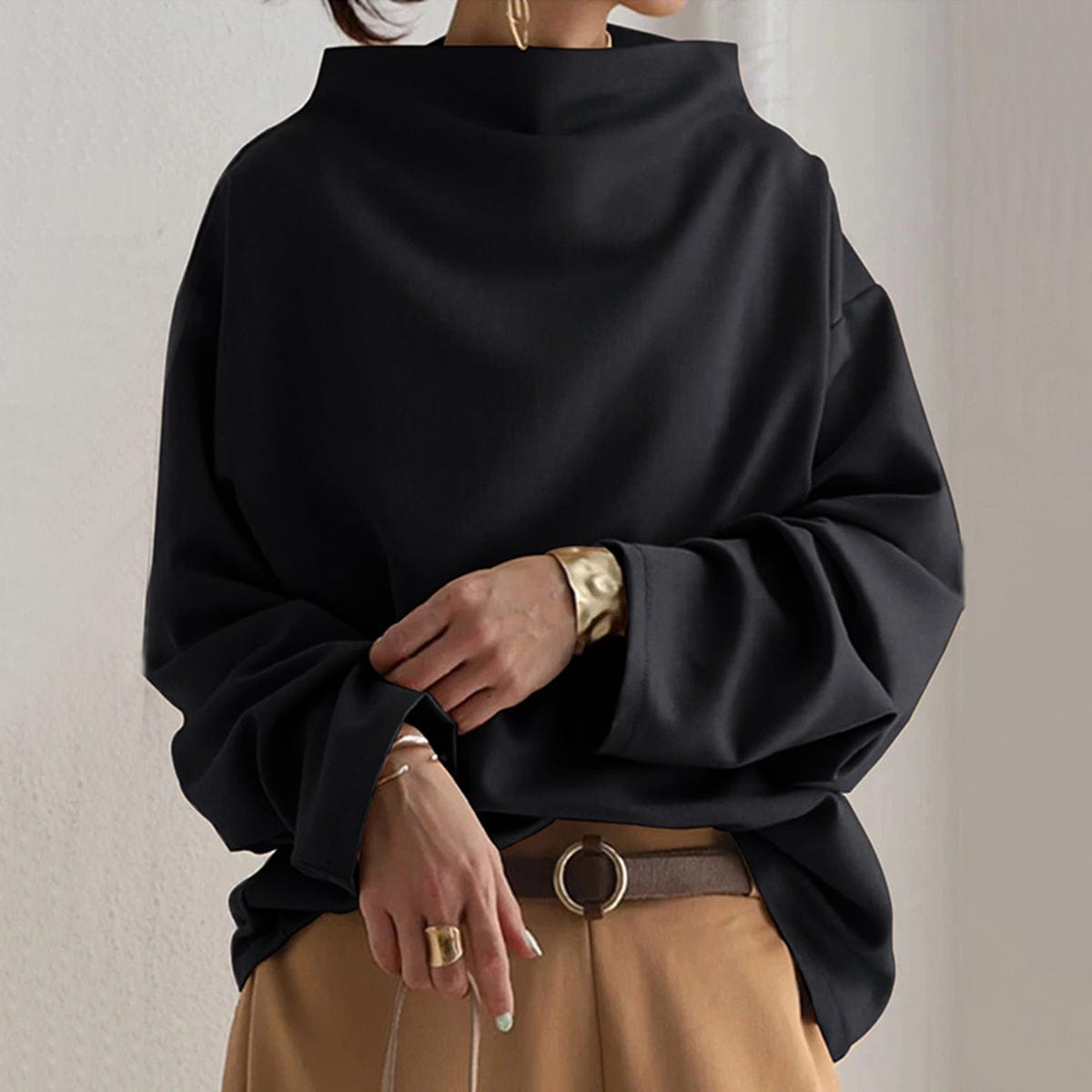 Sophie | High-Neck Casual Top