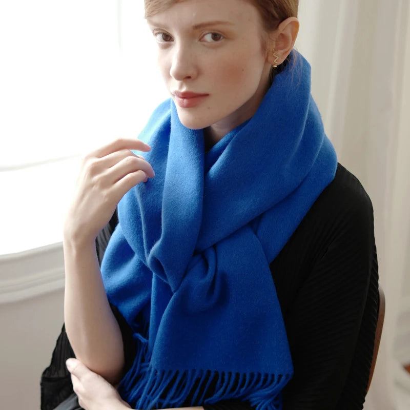 Elara Wool Scarf – Timeless Warmth, Effortless Style
