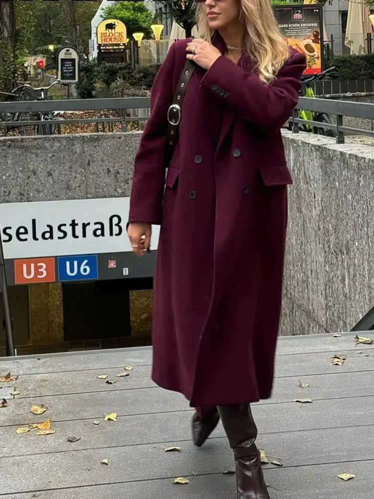 Sofia Wool Coat – Classic, Warm & Refined