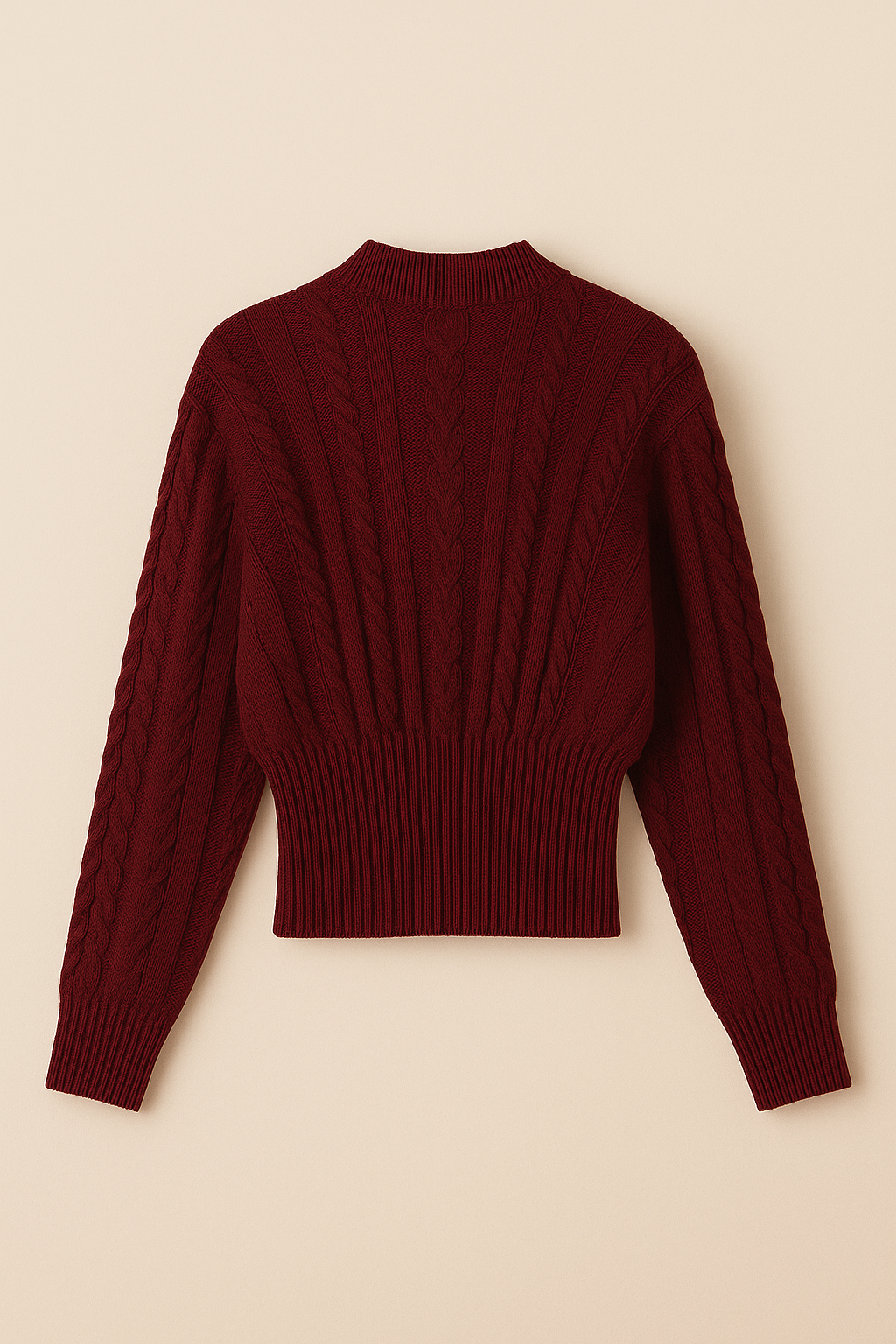 Sienna Knit Sweater – Cozy Twist Design & Elegant Fit