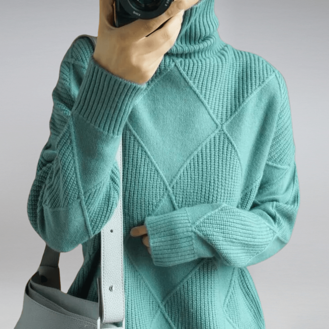 Simone | Turtleneck Wool Sweater