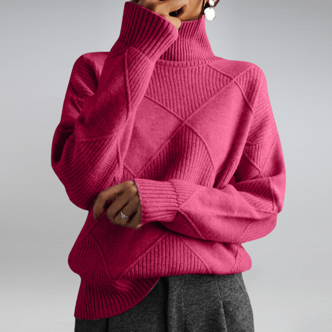 Simone | Turtleneck Wool Sweater
