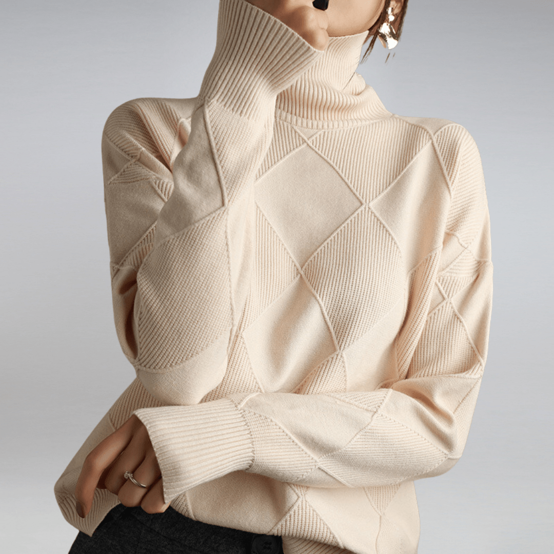 Simone | Turtleneck Wool Sweater