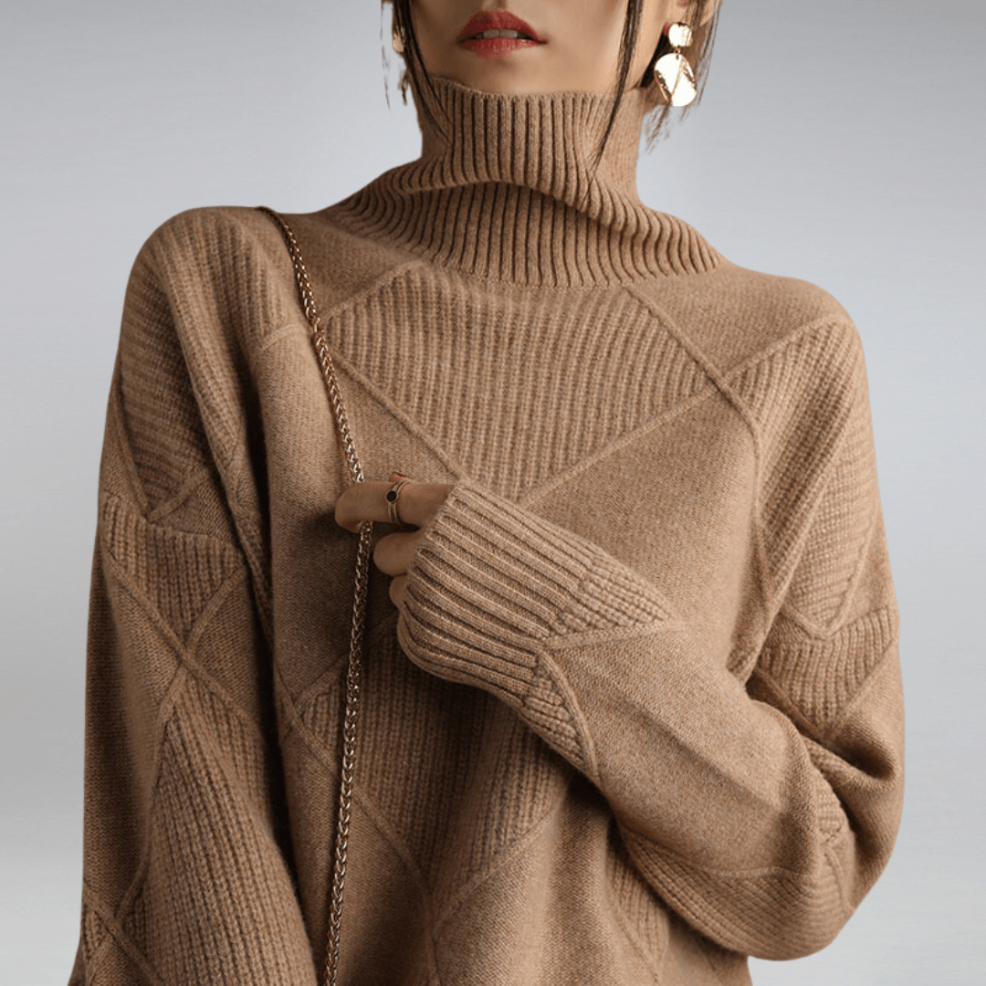 Simone | Turtleneck Wool Sweater