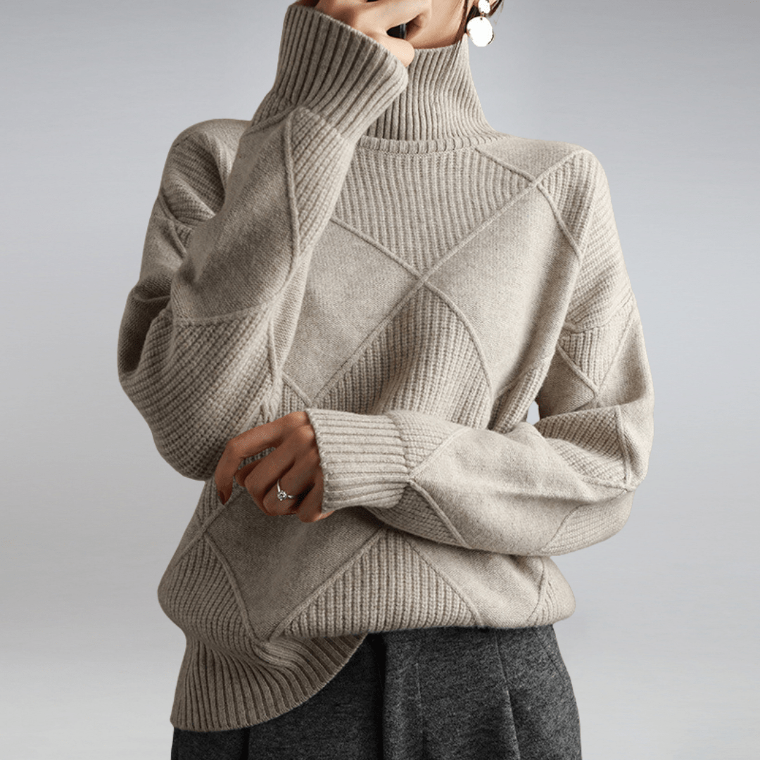 Simone | Turtleneck Wool Sweater