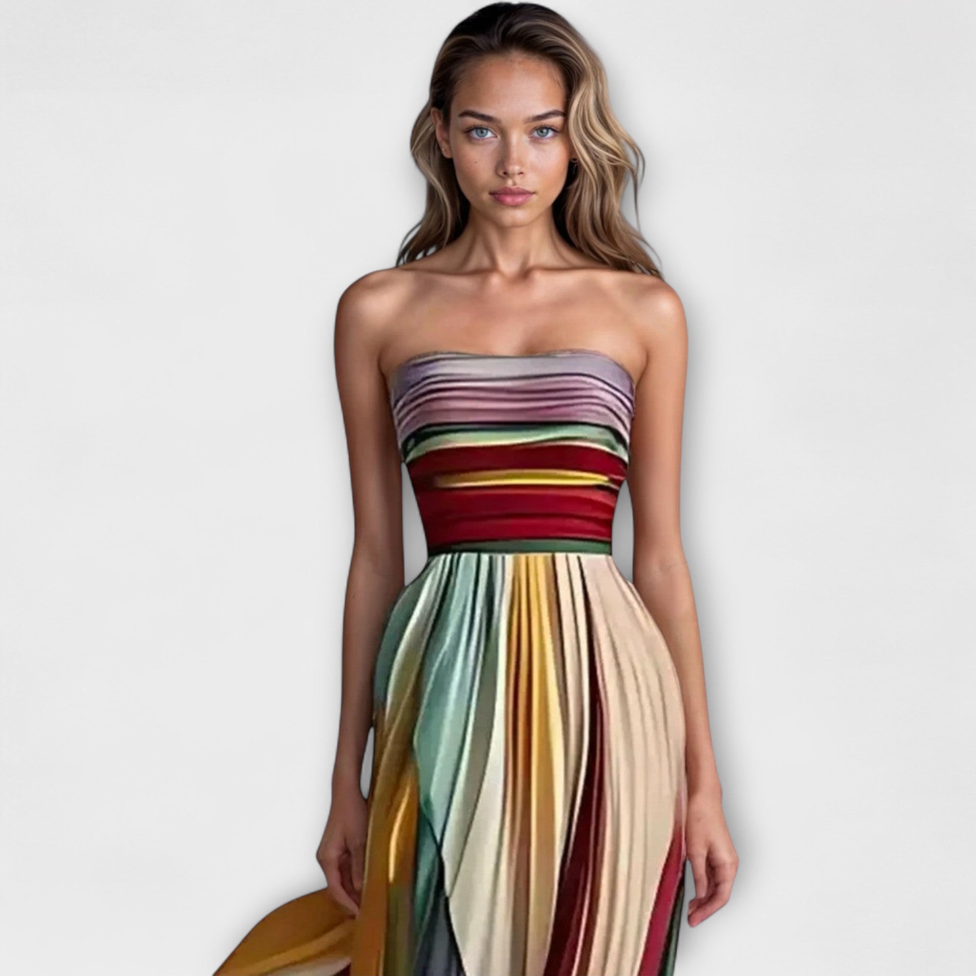 Flora - Colorful Sleeveless Dress